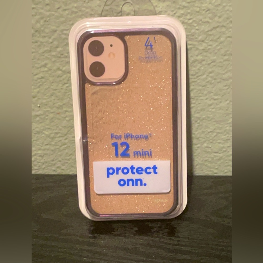 NEW! Protect Onn rose gold glitter iphone case for 12 mini